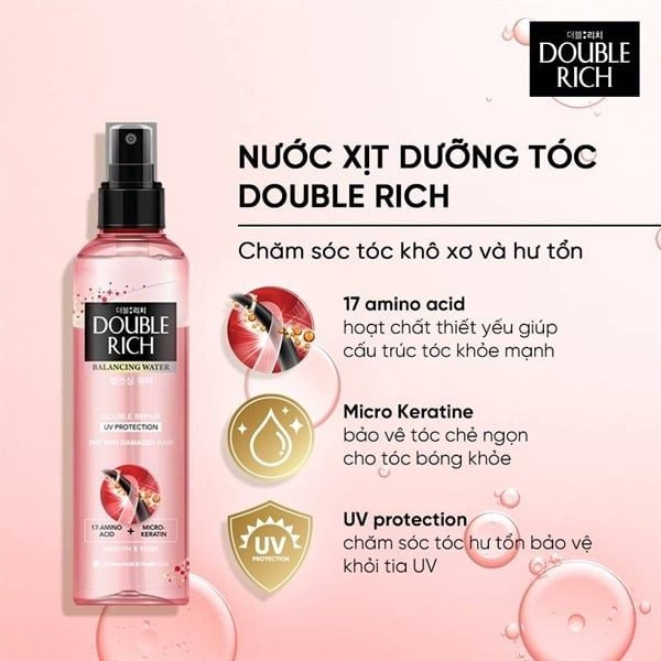 Nước Dưỡng Tóc Double Rich Balancing Water 120ml