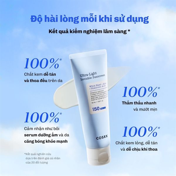Kem Chống Nắng Cosrx Ultra-Light Invisible Sunscreen SPF50 PA++++