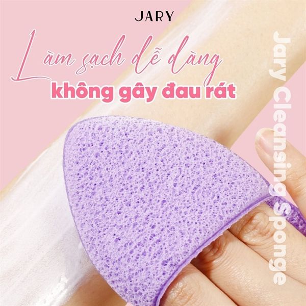 Miếng Rửa Mặt Bọt Biển Jary Cleansing Sponge