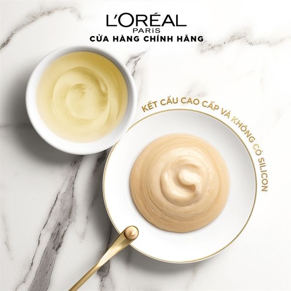 Bộ gội xả dưỡng tóc suôn mượt cao cấp L'Oreal Paris Extraordinary Oil Smooth 440ml x2