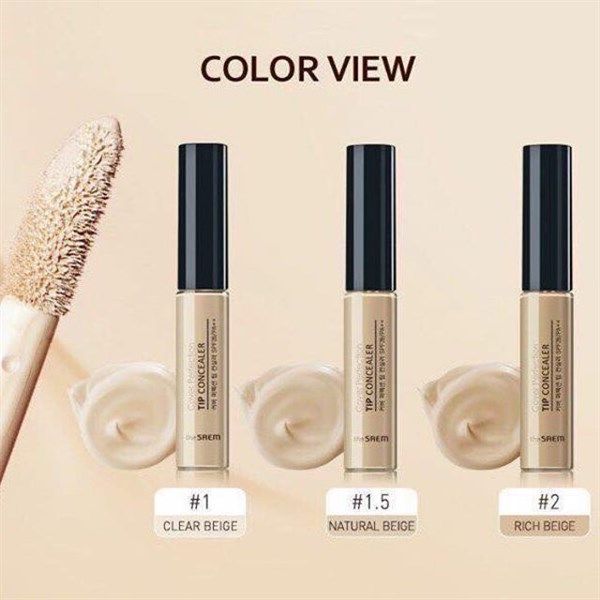 Kem Che Khuyết Điểm The Saem Cover Perfection Tip Concealer (6.5g)