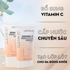 Kem Lót Catrice Clean ID Vitamin C Fresh Glow Primer 30ml