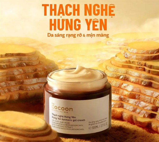 Thạch Nghệ Cocoon Hung Yen Turmeric Gel Cream