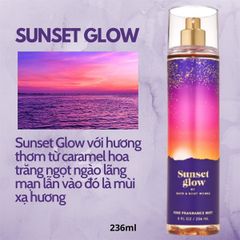 Xịt Thơm Toàn Thân Bath & Body Works Sunset Glow 236 ml