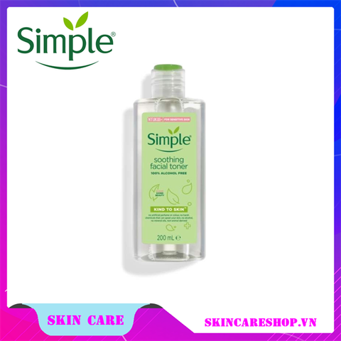 Nước Hoa Hồng Cho Da Nhạy Cảm Simple Soothing Facial 200ml