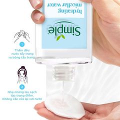 Nước Tẩy Trang Simple Micellar Water Boost 400ml