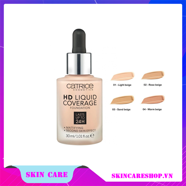 Kem Nền Catrice HD Liquid Coverage Foundation