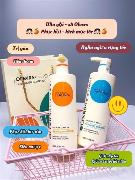 Olexrs+HairSalon Argan Oil Collagen Complex