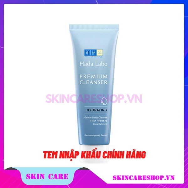 Sữa Rửa Mặt Hada Labo Premium Cleanser Hydrating 100g