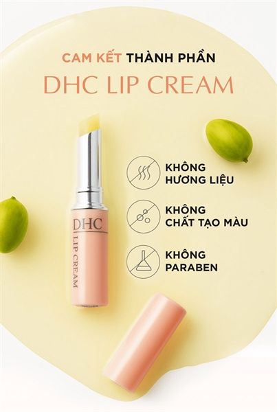 Son Dưỡng Không Màu Làm Hồng Môi DHC Lip Cream 10g