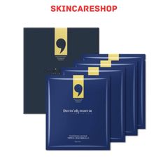 Hộp 4 Miếng Mặt Nạ Dưỡng Trắng, Chống Lão Hóa Da Derm-All Matrix Mask 35g