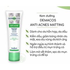 Kem Giảm Bóng Dầu, Ngừa Mụn Dermacos Anti-Acne Matting Cream 50ml