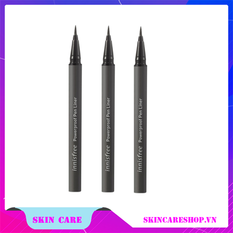 Bút Kẻ Mắt Innisfree Powerproof Brush Liner 01 Black