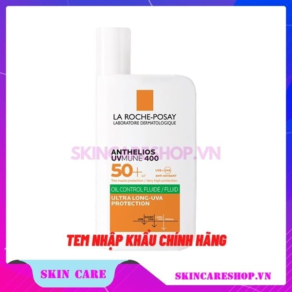 Sữa Chống Nắng La Roche-Posay Anthelios UVMUNE 400 Oil Control Fluid Cho Da Dầu Mụn
