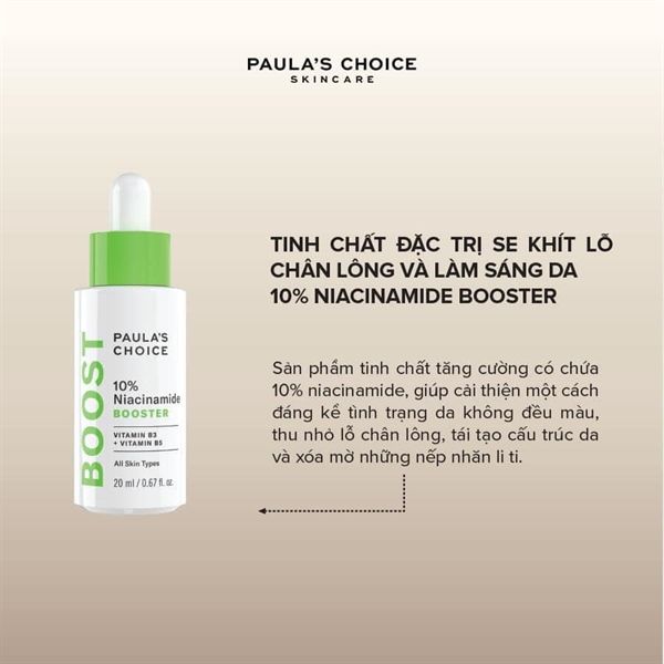 Tinh chất Paula's Choice Resist 10% Niacinamide Booster 20ml