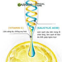Gel Rửa Mặt Garnier Bright Complete Anti-Acne Cleansing Gel 120ml