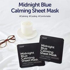 Mặt Nạ Dear Klairs Dưỡng Ẩm Và Phục Hồi Da Midnight Blue Calming Sheet Mask 25ml