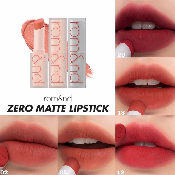 Son Thỏi Romand New Zero Matte Lipstick