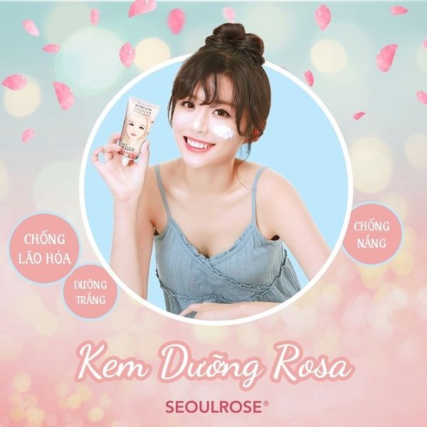 Kem Dưỡng Trắng Da SeoulRose Rosa Perfect Whitening S+ Cream SPF35 PA++