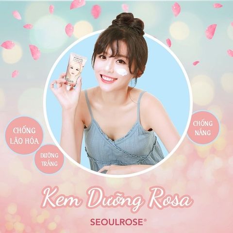 Kem Dưỡng Trắng Da SeoulRose Rosa Perfect Whitening S+ Cream SPF35 PA++