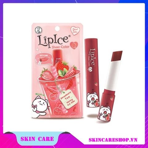 Son Dưỡng Môi LipIce Hương Trà Sữa Màu Hồng Cam Đất 2.4g