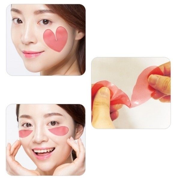 Mặt Nạ Dưỡng Mắt Dưỡng Ẩm Làm Sáng Secret Key Pink Racoony Hydrogel Eye & Cheek Patch