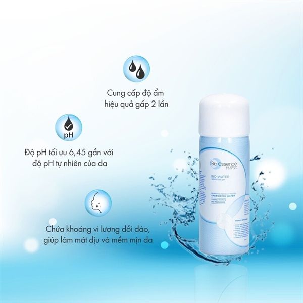 Xịt khoáng dưỡng ẩm Bio-essence Bio-Water Vitamin B5 30ml