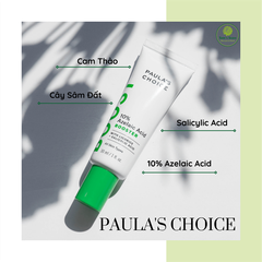 Gel Dưỡng Giảm Mụn, Làm Mờ Vết Thâm Paula’s Choice 10% Azelaic Acid Booster
