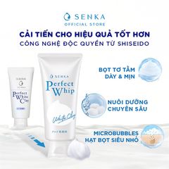 Sữa Rửa Mặt Tạo Bọt Chiết Xuất Đất Sét Trắng Senka Perfect White Clay