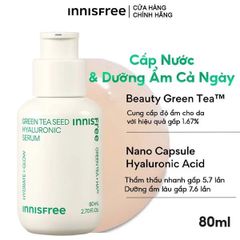 Tinh Chất Trà Xanh Cấp ẩm, Phục hồi da Innisfree Green Tea Seed Hyaluronic Acid Serum