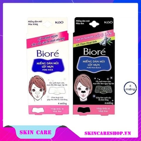 Miếng Dán Mũi Lột Mụn Biore Hộp 4 Miếng