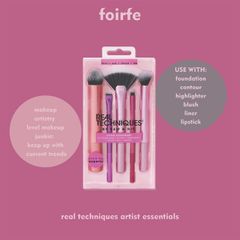 Bộ Cọ Trang Điểm 5 Cây Real Techniques By Sam & Nic Artist Essentials