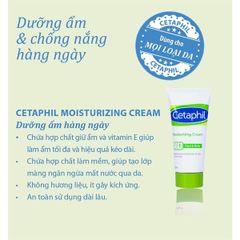 Kem Dưỡng Ẩm Da Cetaphil Face & Body Moisturizing Cream 50g