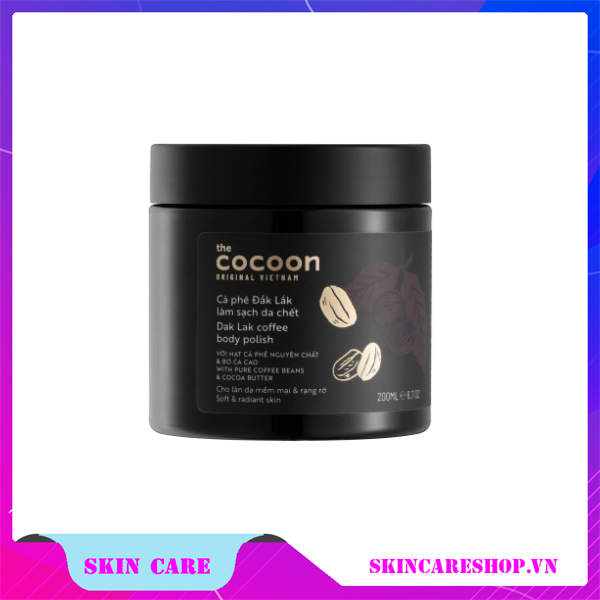 Cà Phê Đắk Lắk Cocoon Làm Sạch Da Chết Toàn Thân 200ml