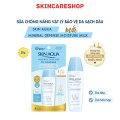 Sữa Chống Nắng Sunplay Skin Aqua Mineral Defense Oil Clear Milk SPF50+ PA++++ 25g