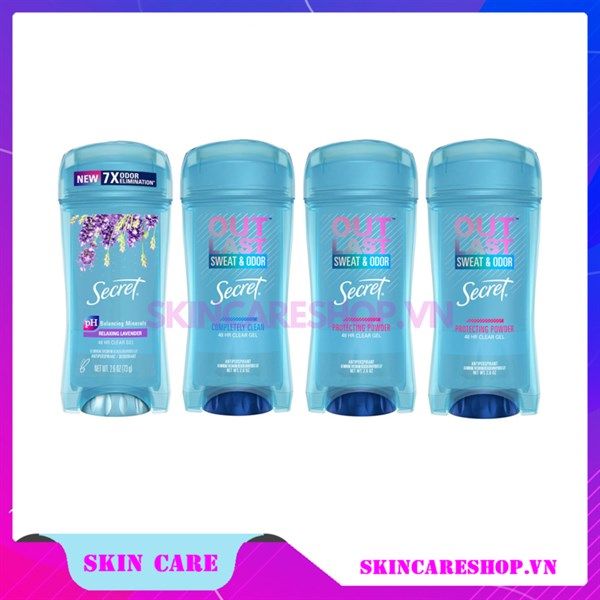 Gel Khử Mùi, Ngăn Tiết Mồ Hồi Secret 48Hr Clear Gel Anti-Perspirant 73g