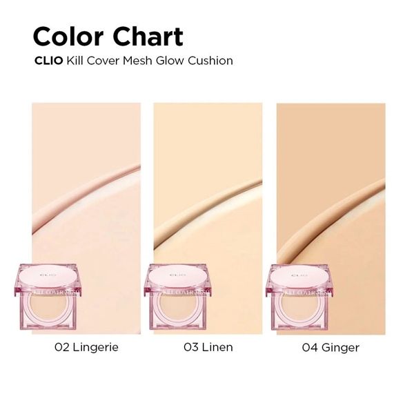 Phấn Nước Che Khuyết Điểm Clio Kill Cover Mesh Glow Cushion