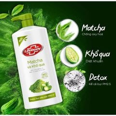 Sữa tắm Lifebuoy Detox và Bảo Vệ Khỏi Vi Khuẩn 800g