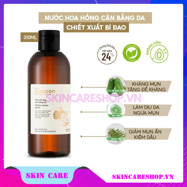 Nước Cân Bằng Da Cocoon Winter Melon Toner Bí Đao 310ml