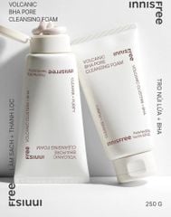 Sữa Rửa Mặt innisfree Volcanic Pore BHA Cleansing Foam Kiểm Soát Nhờn Tro Núi Lửa & BHA 150g