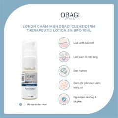 Chấm mụn Obagi Clenziderm Therapeutic Lotion 10ml