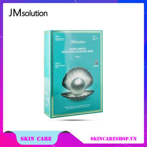 Mặt nạ giấy JMSolution Marine Luminous Black Prearl Balancing Mask