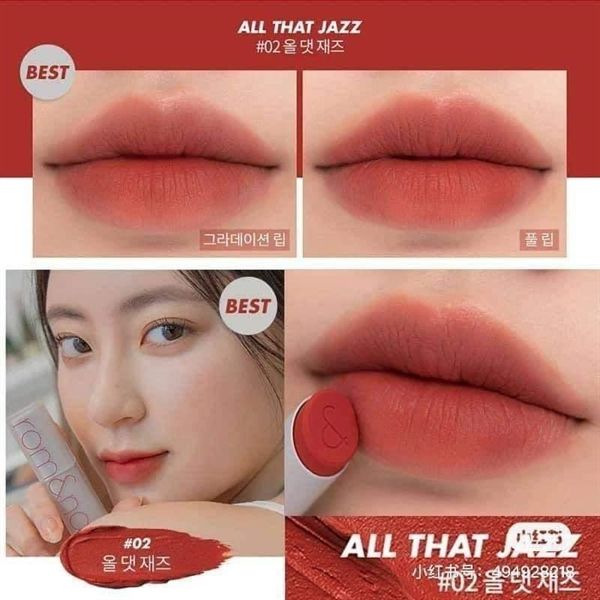 Son Thỏi Romand New Zero Matte Lipstick