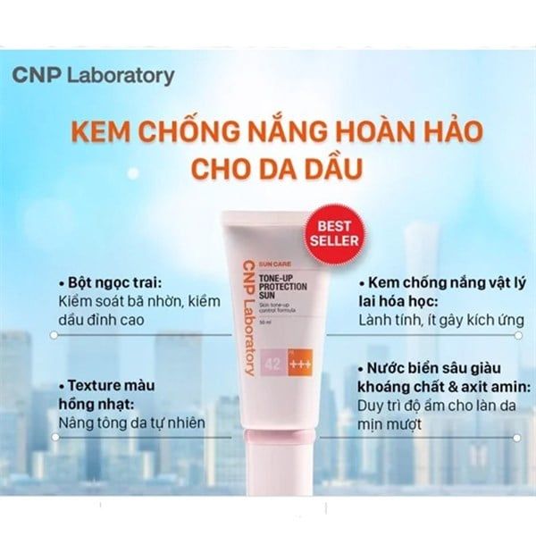 Kem Chống Nắng Nâng Tone CNP Laboratory Tone-Up Protection Sun SPF42 PA+++50ml