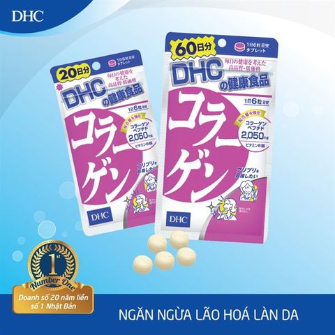 Viên uống làm đẹp da DHC Collagen Gói 60 Ngày