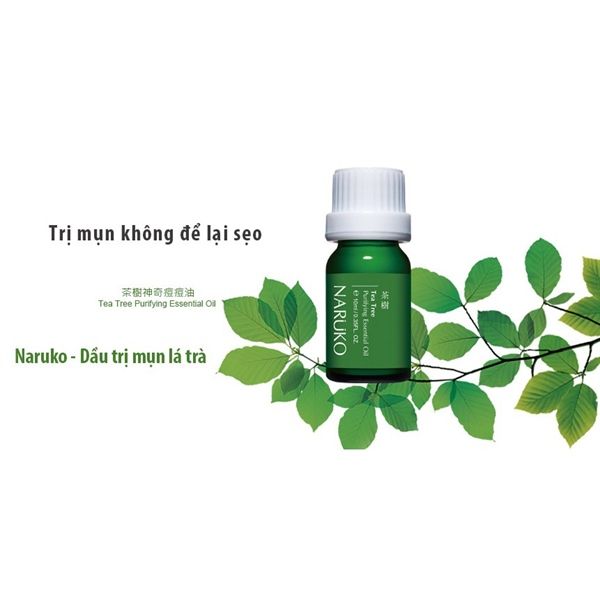 Tinh Dầu Tràm Trà Chấm Mụn Naruko Tea Tree Purifying Essential Oil 10ml