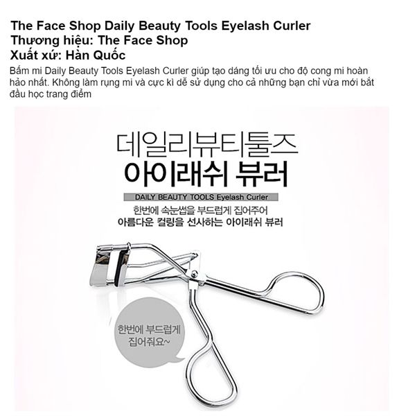 Bấm mi The Face Shop Daily Beauty Tools Eyelash Curler