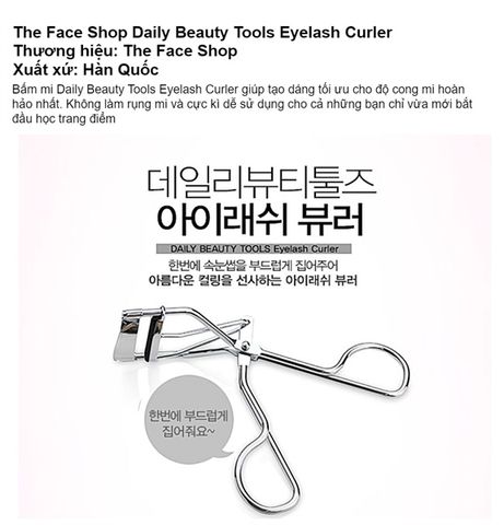 Bấm mi The Face Shop Daily Beauty Tools Eyelash Curler