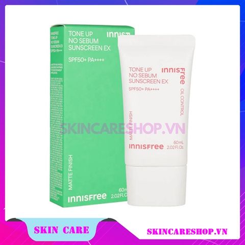 Kem Chống Nắng Innisfree Tone Up No Sebum Sunscreen SPF50+ PA+++ 50ml