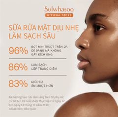 Sữa Rửa Mặt Dịu Nhẹ Sulwhasoo Gentle Cleansing Foam 200ml